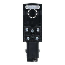 Power Connector links voor 3-Fase Railsysteem – Zwart. MDRLED