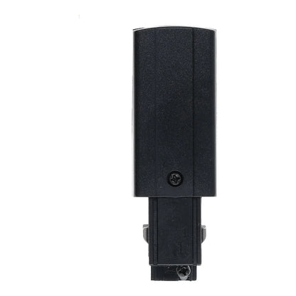 Power Connector links voor 3-Fase Railsysteem – Zwart. MDRLED