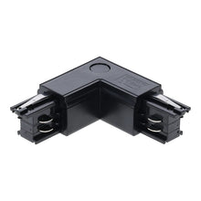 MDRLED® L-Connector Buiten 3-Fase Rail | Zwart
