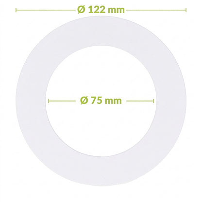 Verloopring Metaal Ø75-122 mm  Voor Inbouwspots