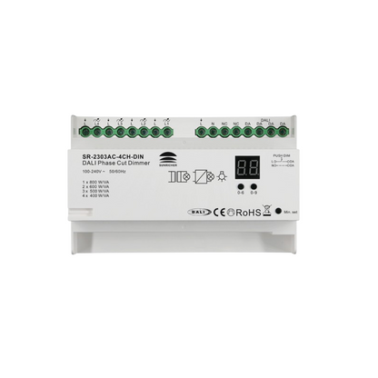 DALI Dimmer | 4-Kanaals | DIN-Rail | Triac | Sunricher