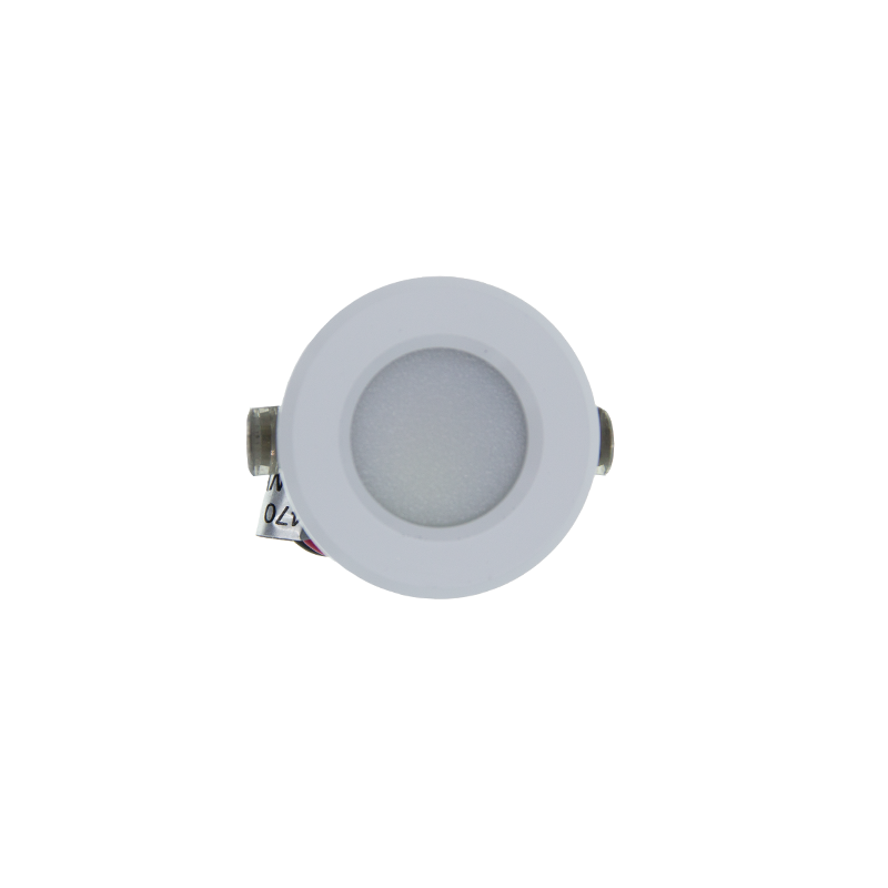 MINI REFLEKTOR WPUSZCZANY LED 1,5 W, ŚCIEMNIANY, BIAŁY. MDRLED 