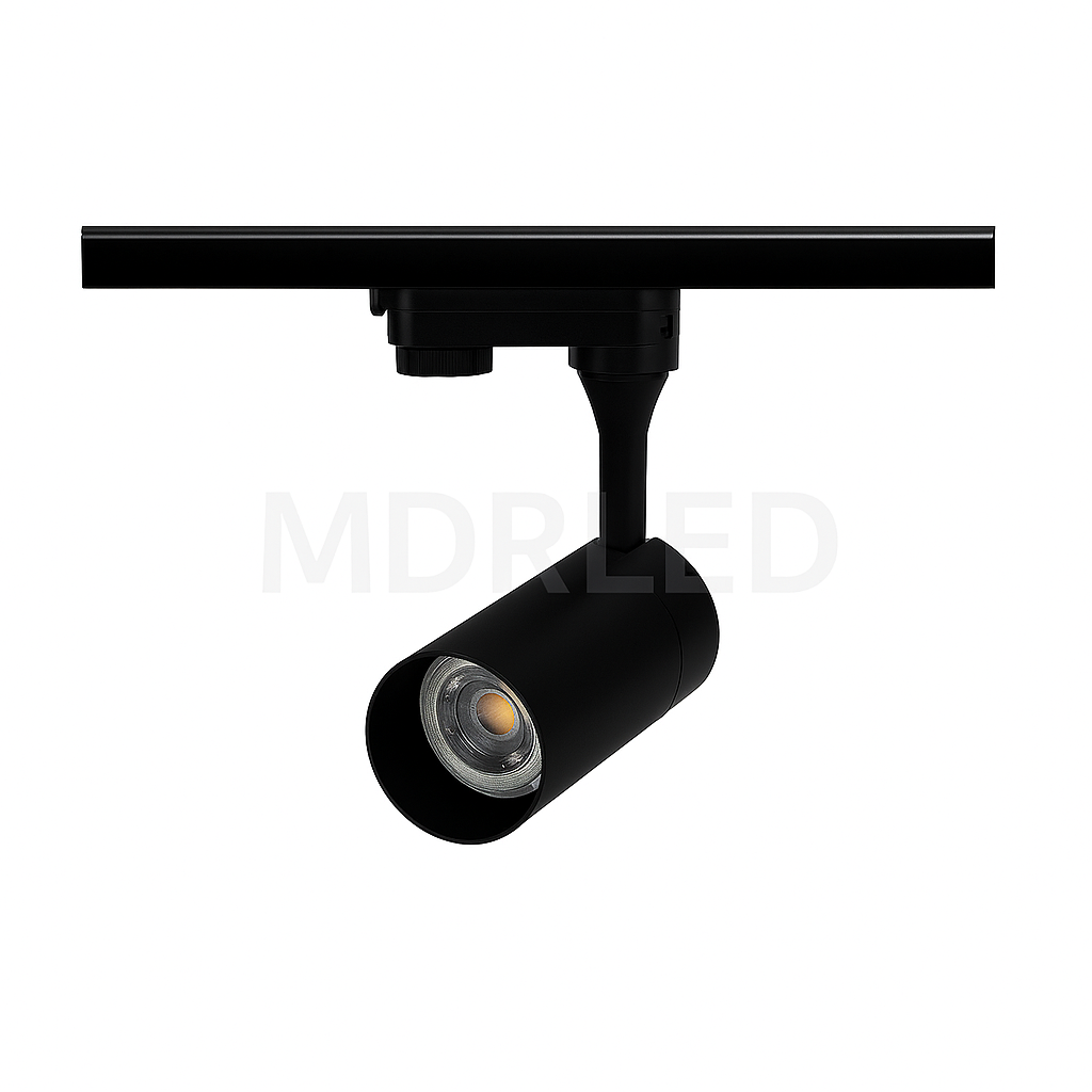 3-FASE ARMATUUR MET GU10 FITTING ZWART MDRLED®