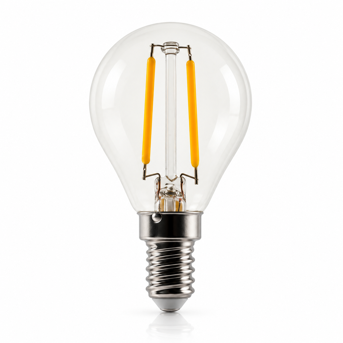 LED Filamentlamp E14 G45 – 2W – 2200K – 10 Stuks