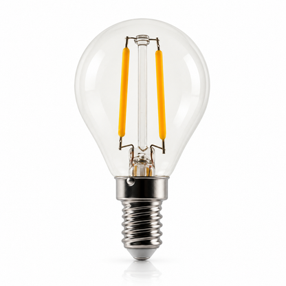LED Filamentlamp E14 G45 – 2W – 2200K – 10 Stuks