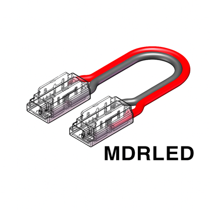 LEDstrip Connector 15cm | 5mm | Single Color | COB/SMD | IP20 | Per 10 Stuks MDRLED®