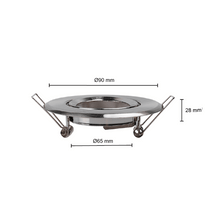 GU10 EINBAULEUCHTE SILBER Schnittgröße Ø65mm MDRLED®