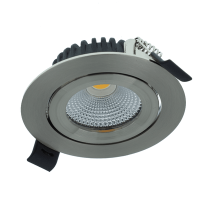 LED-Einbaustrahler Slim-Fit 5W DIM2WARM Silber. MDRLED®-AKTION