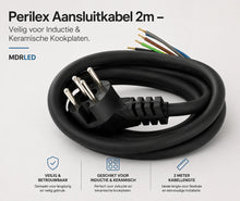 50 stuks Perilex aansluitkabel 5 ader EXTRA DIK HITTE BESTENDIG KEMA KEUR 5x2.5mm 2 meter MDRLED®