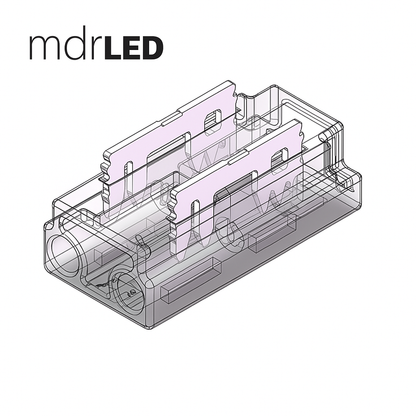 LED strip Connector 9-in-1 | 8mm | Single Color | COB/SMD | IP20 | Per 10 Stuks MDRLED®