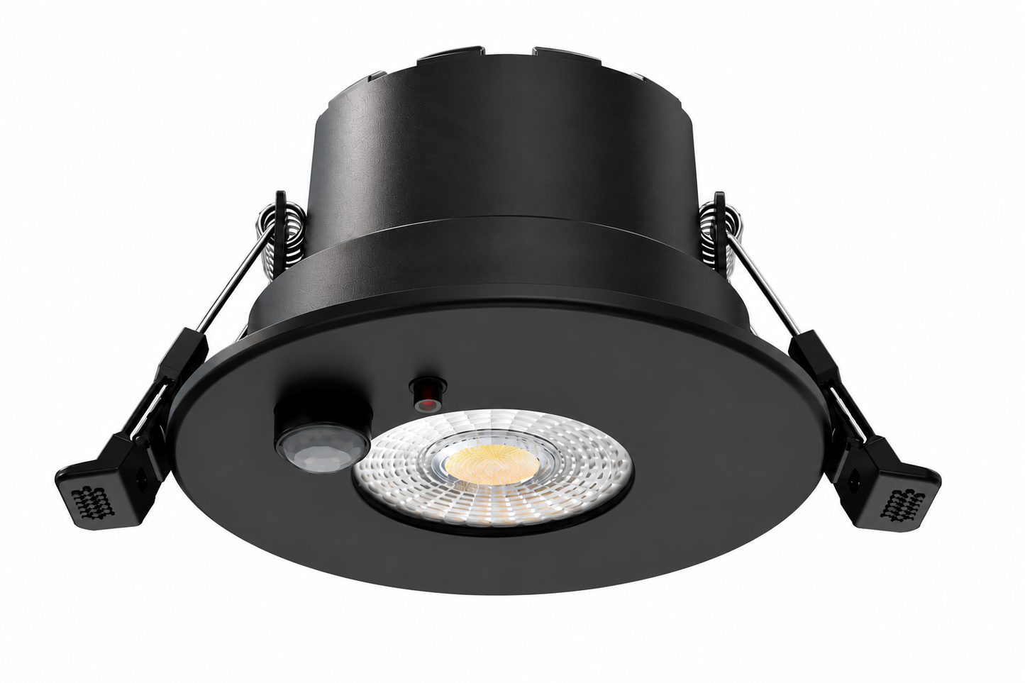 LED Inbouwspot Lisa 6W  Zwart & Wit  Met PIR Sensor  CCT-Schakelaar  IP65  MDRLED®