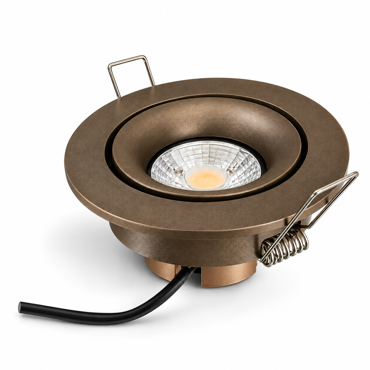 LED Inbouwspot Donkerbrons 4/6W CCT | Kantelbaar