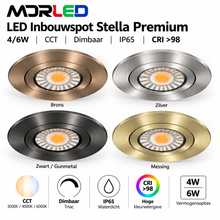 LED Inbouwspot Stella Premium 4/6W CCT Dimbaar – IP65 – CRI >98 – 4 Kleuren