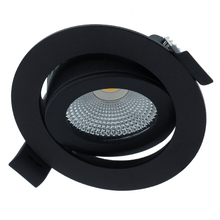 LED-Einbaustrahler SLIM-FIT Ø68-78mm 5W DIM2WARM SCHWARZ