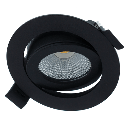 LED-Einbaustrahler SLIM-5W DIMMBAR SCHWARZ Moderne LED-Einbaustrahler 2200K TEMPORÄRES AKTIONSPREIS MDR LED®