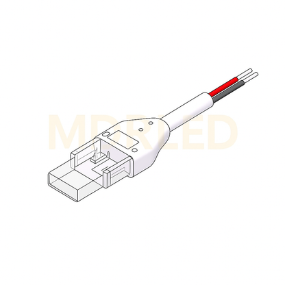 MDRLED® LEDstrip Aansluitsnoer IP65 | 15cm | Single Color | COB/SMD | 8mm | Per 10 Stuks