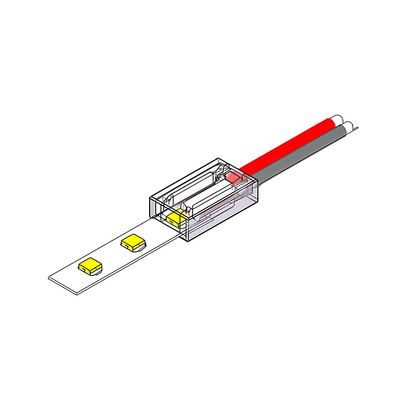 LEDstrip Aansluitsnoer 15cm | 5mm | Single Color | COB/SMD | IP20 | Per 10 Stuks