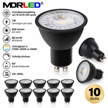 MDRLED® GU10 LED Spot Sponde 7W | Dimbaar | 10 Stuks