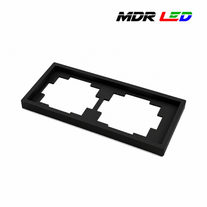 Afdekraam Wit/Zwart  1 t/m 4-Voudig MDRLED