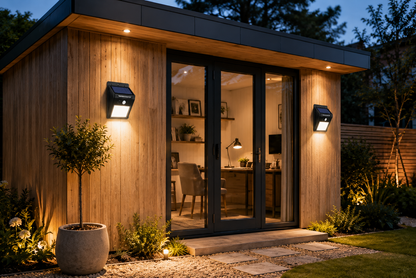 Solar Wandlamp met Lichtsensor | 20 LED | IP44 | Buitenlamp op Zonne-energie | MDRLED®