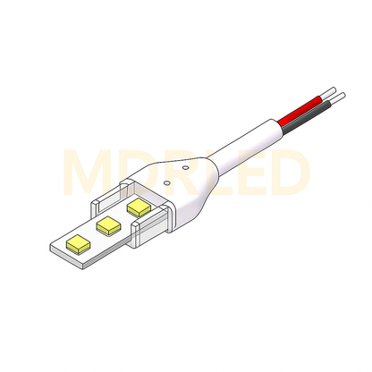 MDRLED® LEDstrip Aansluitsnoer IP65 | 15cm | Single Color | COB/SMD | 8mm | Per 10 Stuks