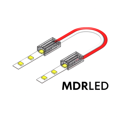 LEDstrip Connector 15cm | 5mm | Single Color | COB/SMD | IP20 | Per 10 Stuks MDRLED®