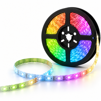 RGB LED Strip 24V | SMD5050 | 30 LED/m | IP22 | 5M | 10MM | MDRLED Premium
