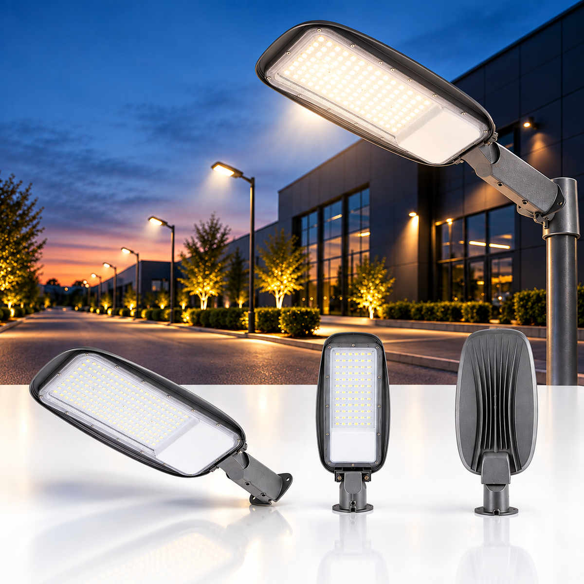 MDRLED® LED Straatlamp 30W | Daglichtsensor | IP66 4000K/6000K
