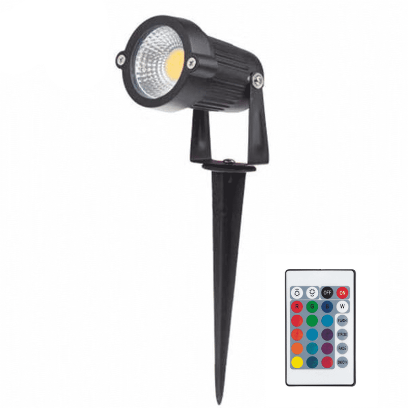 OPRAWA OGRODOWA Z KOLCĄ DO MOCOWANIA W GRUNT 6W RGB MDRLED®