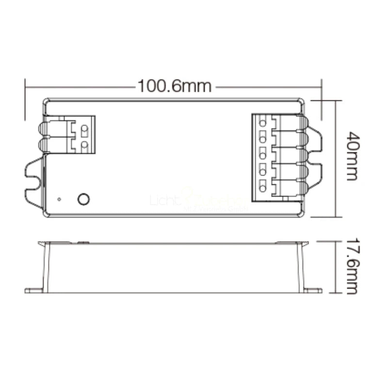 Kontroler LED MiBoxer 2,4 GHz 2 w 1 jednokolorowy podwójny biały 12 24 V sterowanie E2-RF MDRLED®