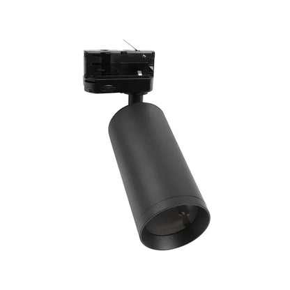3-Fase Railarmatuur GU10 Zwart | Met Veersysteem | Voor GU10 LED Spots | MDRLED®