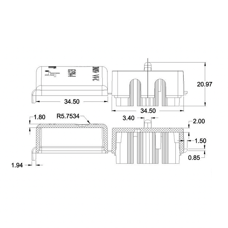 KABELBOX INKL. 3-adriger Stecker 10 Stück MDRLED®