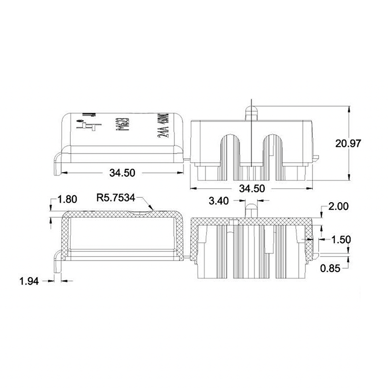 KABELDOOS  INCL. CONNECTOR  3 ADERIG 10 stuks MDRLED®