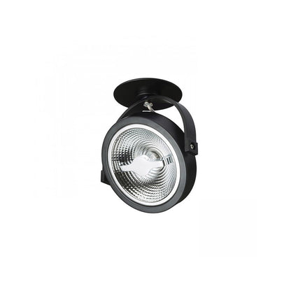 Inbouwspot AR111 LED 15W Zwart | Dim-to-Warm | Ø70mm | CRI 90 op is op