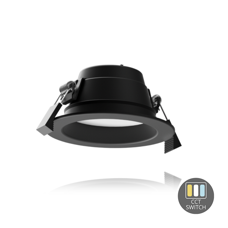 Oprawa sufitowa LED Giulia CCT-SWITCH Ø90 9W CZARNY MDRLED®