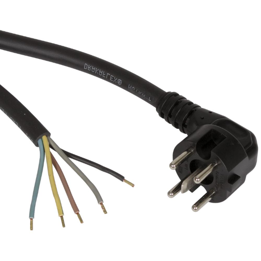 Perilex-Verbindungskabel 5-adrig EXTRA DICK HITZEBESTÄNDIG KEMA-GENEHMIGT 5x2,5mm 2 Meter MDRLED®