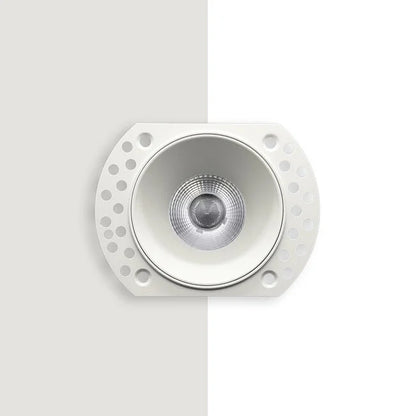 VERSA EDGE Rond | Zwart of Wit | Trimless Inbouwarmatuur | GU10 / MR16 | Verstelbaar