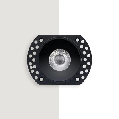 VERSA EDGE Rond | Zwart of Wit | Trimless Inbouwarmatuur | GU10 / MR16 | Verstelbaar