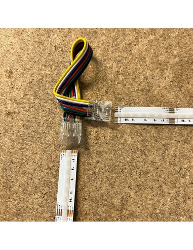 ZŁĄCZE LEDSTRIP RGBW 12mm Pasek do Paska COB IP20 MDRLED®