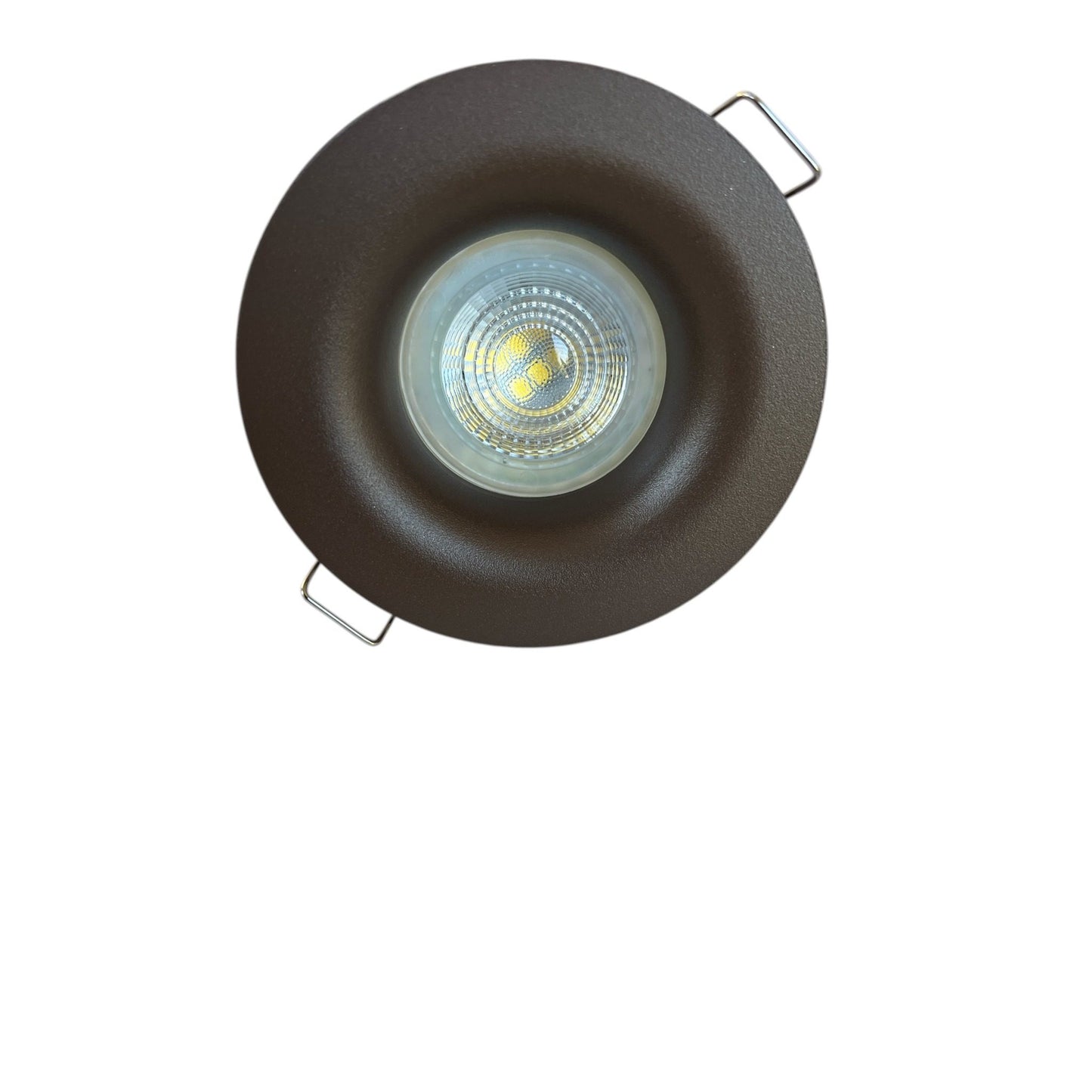 Verdiepte Inbouwspot Mat Donkerbrons Ø88 mm – GU10 Anti-Verblindend