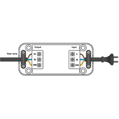 ION industries universele snoerdimmer LED 0,3-75W 230V - wit (90.300.030)