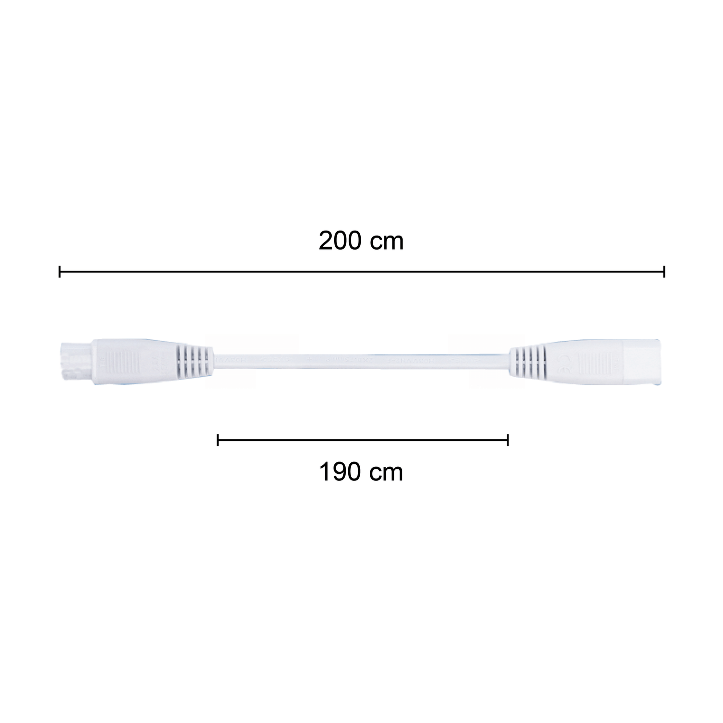 5 stuks T5 Koppel Kabels - Verbind en Verlicht 200cm MDRLED