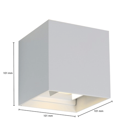 LED-WÜRFEL 2X3W DIM WEISS MDRLED®