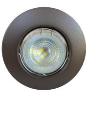 Inbouwspot Rond Ø84 mm – Mat Brons – GU10 – Aluminium – Zaagmaat 57-62 mm