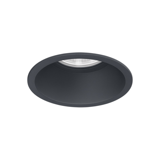 Ronde LED Inbouwspot VERSA® Zwart | 6W | Dim to Warm | Ø75 mm