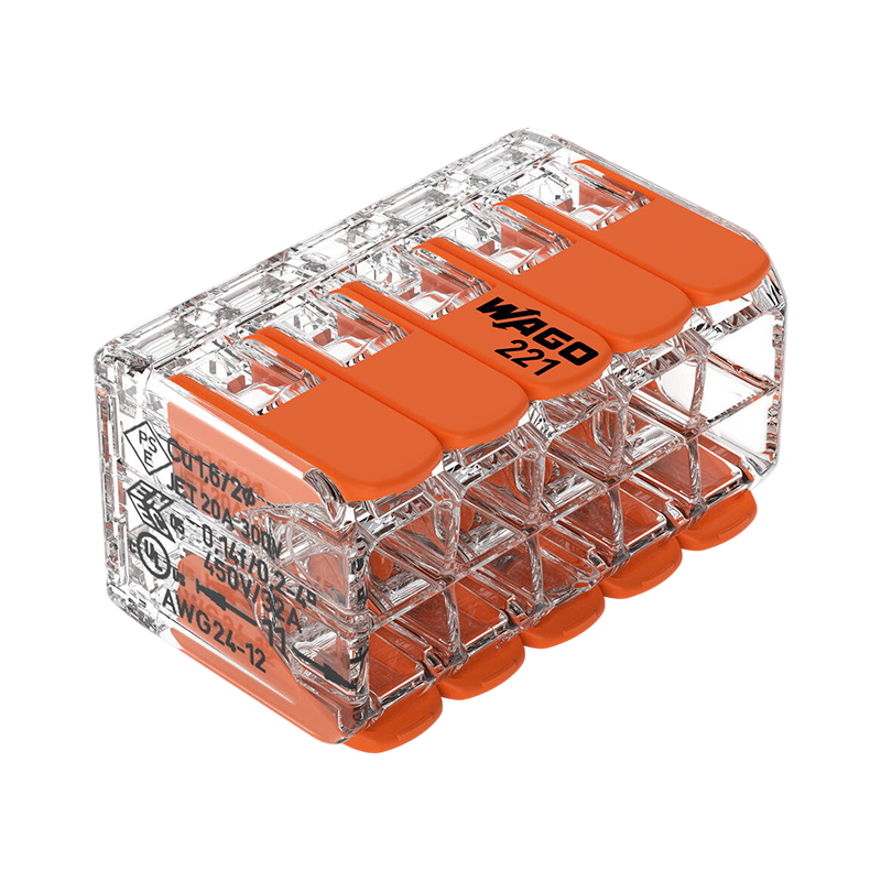 WAGO® Lasklem 10-voudig | 0.2–4.0 mm² | 32A | Per 15 stuks