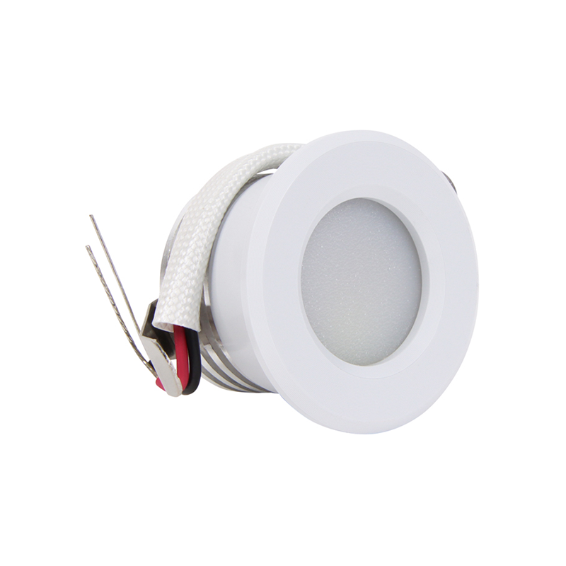 MINI REFLEKTOR WPUSZCZANY LED 1,5 W, ŚCIEMNIANY, BIAŁY. MDRLED 