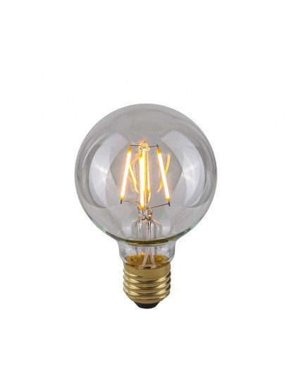 LAMP E27 4W 2200K G125 per 3 stuks koopje MDRLED