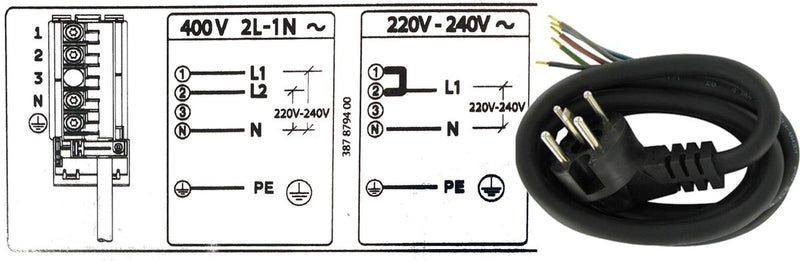 Kabel Perilex 5x2,5 mm 2 metry Czarny-neopren ODPORNY NA CIEPŁO ZATWIERDZONY PRZEZ KEMA MDRLED®