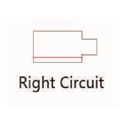 TRACK RAIL POWER CONNECTOR RIGHT MDRLED®